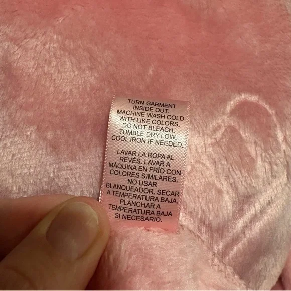NEW Pink Juicy Couture Logo Pink Robe NWOT Velour Large/X-large XL - Picture 12 of 13